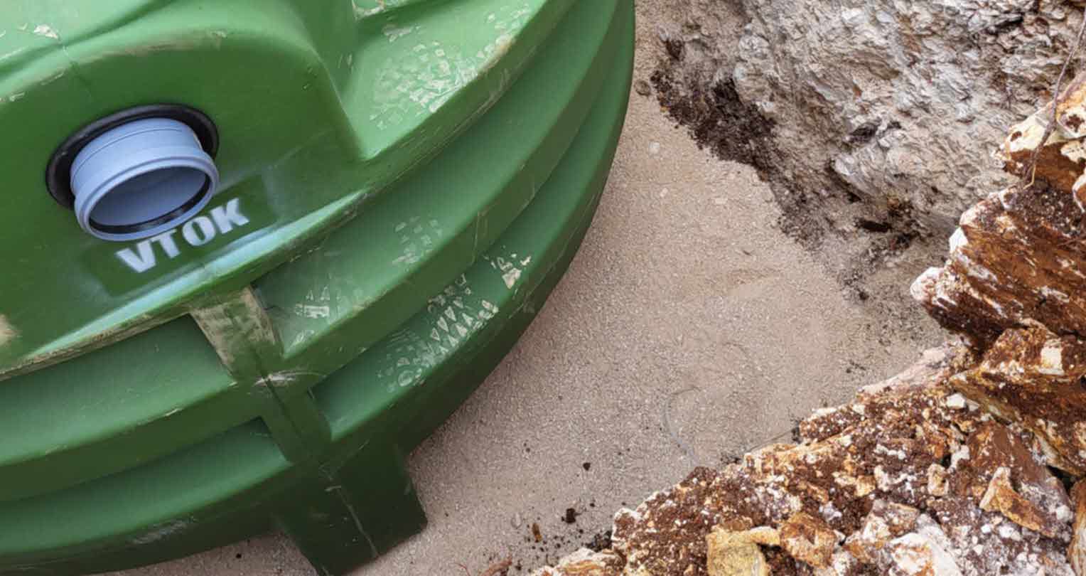 Iskopi za ugradnju bio pročistača, fekalne i oborinske odvodnje