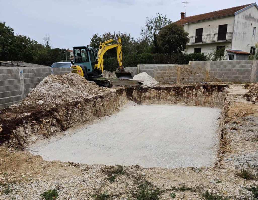 Iskopi pročistača i bazena